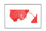 Charlottetown Map Screen Print